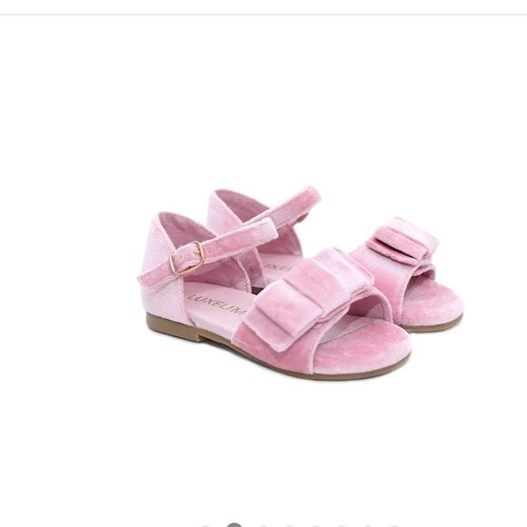 Olivia Velvet blush Sandals - Picture 2 of 6